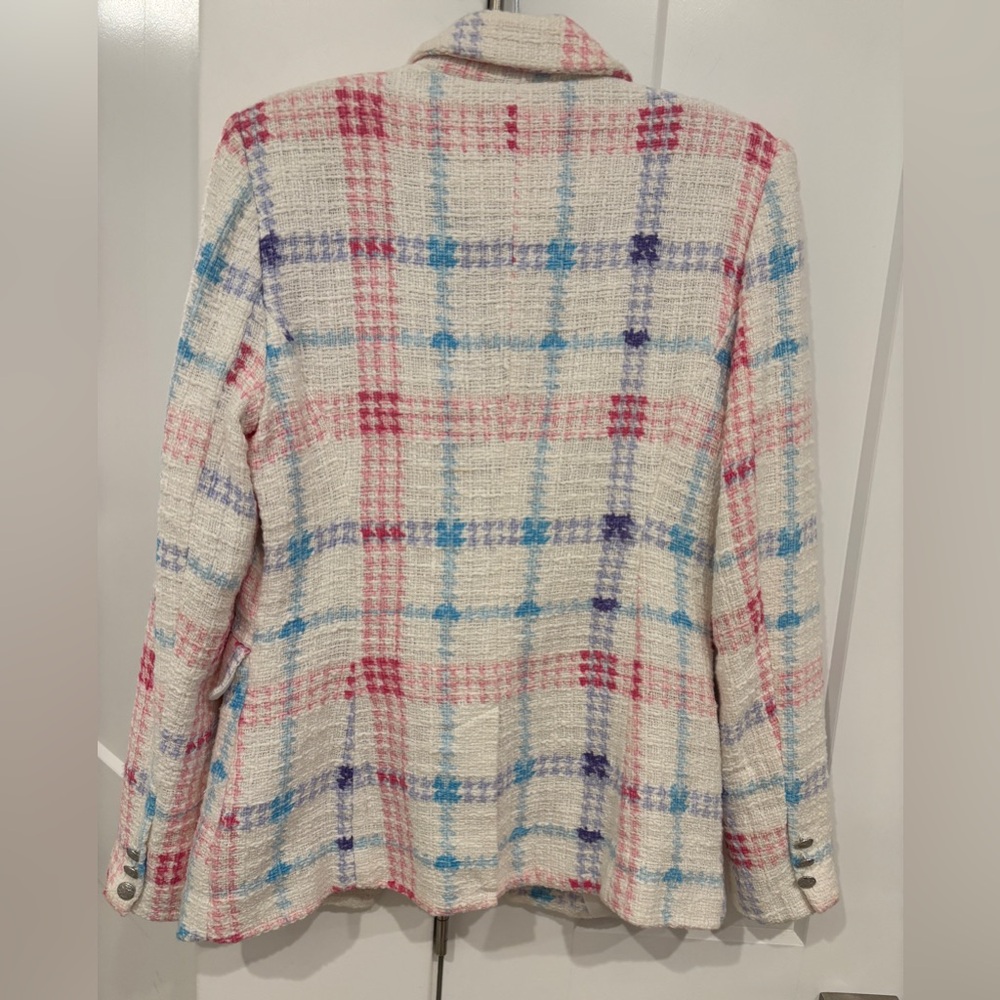 Maison d’ Amelie Tweed Double-Breasted Blazer. Size M - Picture 8 of 8